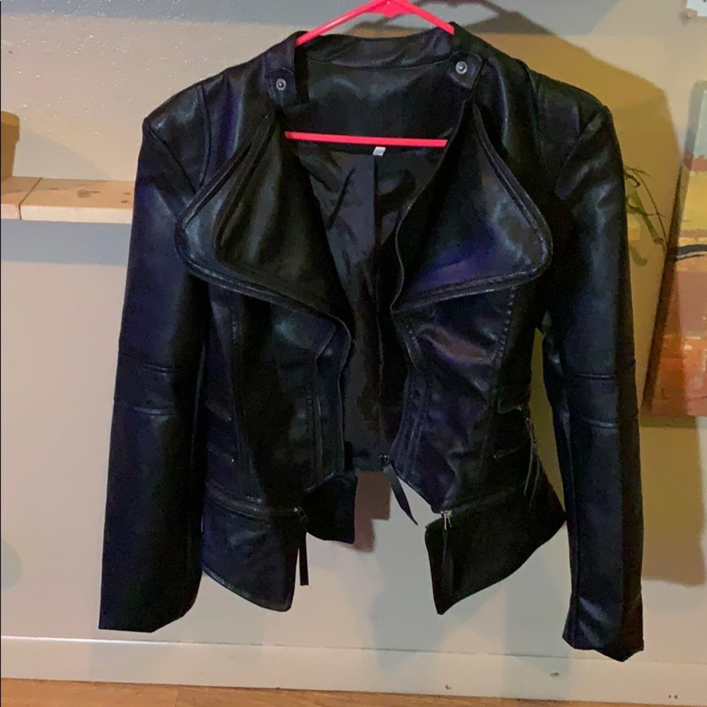 Leather jacket